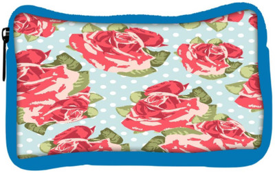 

Snoogg Eco Friendly Canvas Beautiful Seamless Rose Pattern With Blue Polka Dot Background Student Pen Pencil Case Coin Purse Pouch Cosmetic Makeup Bag (BLUE) Pouch(Multicolor)