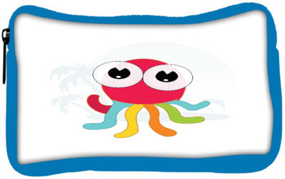 

Snoogg Eco Friendly Canvas Cute Little Octopus Student Pen Pencil Case Coin Purse Pouch Cosmetic Makeup Bag (BLUE) Pouch(Multicolor)