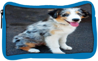 

Snoogg Eco Friendly Canvas Australian Shepherd Puppy Student Pen Pencil Case Coin Purse Pouch Cosmetic Makeup Bag (BLUE) Pouch(Multicolor)