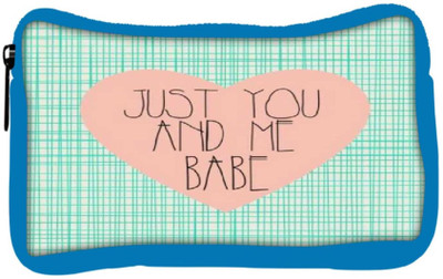 

Snoogg Eco Friendly Canvas Just You And Me Babe Student Pen Pencil Case Coin Purse Pouch Cosmetic Makeup Bag (BLUE) Pouch(Multicolor)