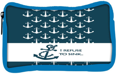 

Snoogg Eco Friendly Canvas I Refuse To Sink Student Pen Pencil Case Coin Purse Pouch Cosmetic Makeup Bag (BLUE) Pouch(Multicolor)
