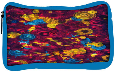 

Snoogg Eco Friendly Canvas Digital Floral Kenzie Student Pen Pencil Case Coin Purse Pouch Cosmetic Makeup Bag (BLUE) Pouch(Multicolor)