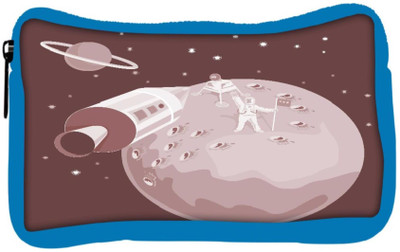 

Snoogg Eco Friendly Canvas Astronaut Landing On Moon Retro Student Pen Pencil Case Coin Purse Pouch Cosmetic Makeup Bag (BLUE) Pouch(Multicolor)