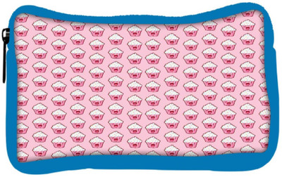 

Snoogg Eco Friendly Canvas Happy Cupcake Student Pen Pencil Case Coin Purse Pouch Cosmetic Makeup Bag (BLUE) Pouch(Multicolor)