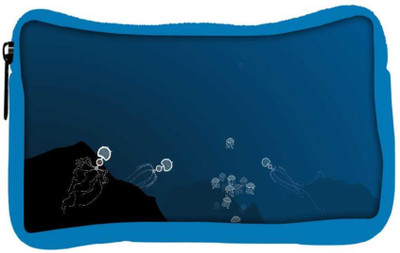 

Snoogg Eco Friendly Canvas Deep Sea Hunting Designer Student Pen Pencil Case Coin Purse Pouch Cosmetic Makeup Bag (BLUE) Pouch(Multicolor)