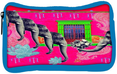 

Snoogg Eco Friendly Canvas Elephant Lover Student Pen Pencil Case Coin Purse Pouch Cosmetic Makeup Bag (BLUE) Pouch(Multicolor)