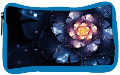 

Snoogg Eco Friendly Canvas Beautiful Blue Flower Designer Student Pen Pencil Case Coin Purse Pouch Cosmetic Makeup Bag (BLUE) Pouch(Multicolor)