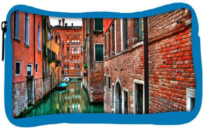 

Snoogg Eco Friendly Canvas Lake Side Houses Designer Student Pen Pencil Case Coin Purse Pouch Cosmetic Makeup Bag (BLUE) Pouch(Multicolor)