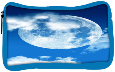 

Snoogg Eco Friendly Canvas Blue Sky Moon Student Pen Pencil Case Coin Purse Pouch Cosmetic Makeup Bag (BLUE) Pouch(Multicolor)