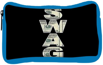 

Snoogg Eco Friendly Canvas Swag Student Pen Pencil Case Coin Purse Pouch Cosmetic Makeup Bag (BLUE) Pouch(Multicolor)