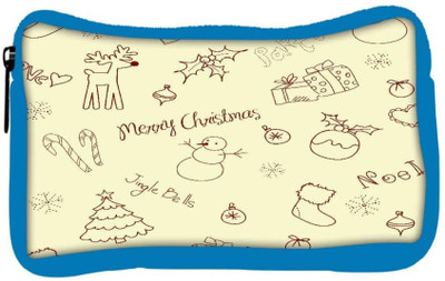 

Snoogg Eco Friendly Canvas Merry Christmas Designer Student Pen Pencil Case Coin Purse Pouch Cosmetic Makeup Bag (BLUE) Pouch(Multicolor)