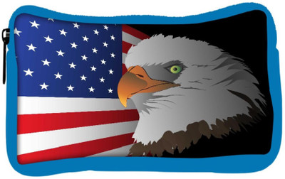 

Snoogg Eco Friendly Canvas Flag Background With Eagle Student Pen Pencil Case Coin Purse Pouch Cosmetic Makeup Bag (BLUE) Pouch(Multicolor)