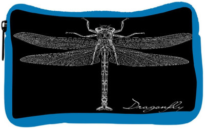 

Snoogg Eco Friendly Canvas Detailed Dragonfly Vector Student Pen Pencil Case Coin Purse Pouch Cosmetic Makeup Bag (BLUE) Pouch(Multicolor)