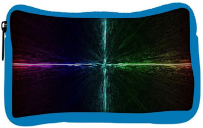 

Snoogg Eco Friendly Canvas Electric Colors Abstract Designer Student Pen Pencil Case Coin Purse Pouch Cosmetic Makeup Bag (BLUE) Pouch(Multicolor)