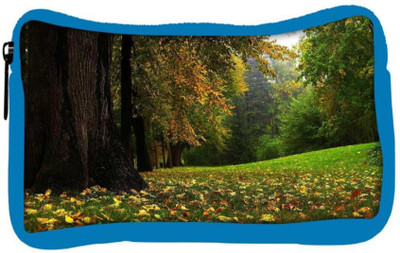 

Snoogg Eco Friendly Canvas Green Garden Dense Forest Designer Student Pen Pencil Case Coin Purse Pouch Cosmetic Makeup Bag (BLUE) Pouch(Multicolor)