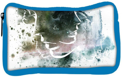 

Snoogg Eco Friendly Canvas Multi Faces Designer Student Pen Pencil Case Coin Purse Pouch Cosmetic Makeup Bag (BLUE) Pouch(Multicolor)