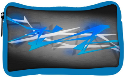

Snoogg Eco Friendly Canvas Blue Spiky Abstract Background Student Pen Pencil Case Coin Purse Pouch Cosmetic Makeup Bag (BLUE) Pouch(Multicolor)