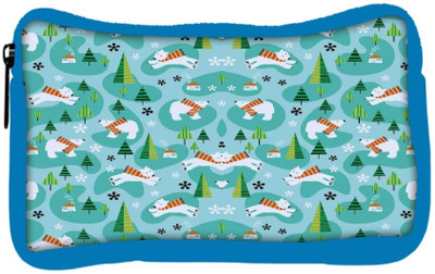 

Snoogg Eco Friendly Canvas Cute Puppy Student Pen Pencil Case Coin Purse Pouch Cosmetic Makeup Bag (BLUE) Pouch(Multicolor)