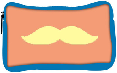 

Snoogg Eco Friendly Canvas Minimal Yellow Mustache Student Pen Pencil Case Coin Purse Pouch Cosmetic Makeup Bag (BLUE) Pouch(Multicolor)