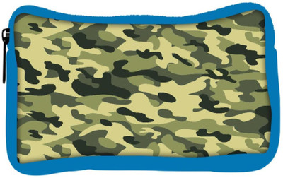 

Snoogg Eco Friendly Canvas Camo Green Military 2764 Student Pen Pencil Case Coin Purse Pouch Cosmetic Makeup Bag (BLUE) Pouch(Multicolor)
