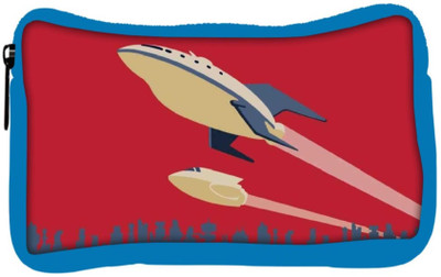 

Snoogg Eco Friendly Canvas Future Jets 2510 Student Pen Pencil Case Coin Purse Pouch Cosmetic Makeup Bag (BLUE) Pouch(Multicolor)