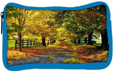 

Snoogg Eco Friendly Canvas Garden Trees And Way Designer Student Pen Pencil Case Coin Purse Pouch Cosmetic Makeup Bag (BLUE) Pouch(Multicolor)