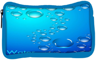 

Snoogg Eco Friendly Canvas Abstract Water Drops Background And Space For Your Text Student Pen Pencil Case Coin Purse Pouch Cosmetic Makeup Bag (BLUE) Pouch(Multicolor)