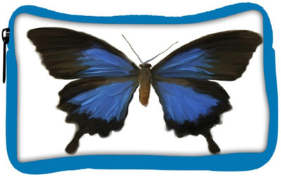 

Snoogg Eco Friendly Canvas Digital Painting Of A Butterfly Student Pen Pencil Case Coin Purse Pouch Cosmetic Makeup Bag (BLUE) Pouch(Multicolor)