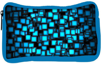 

Snoogg Eco Friendly Canvas Blue Blocks Design Designer Student Pen Pencil Case Coin Purse Pouch Cosmetic Makeup Bag (BLUE) Pouch(Multicolor)