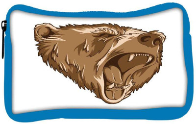 

Snoogg Eco Friendly Canvas Vector Grizzly Bear Student Pen Pencil Case Coin Purse Pouch Cosmetic Makeup Bag (BLUE) Pouch(Multicolor)