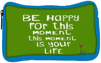 

Snoogg Eco Friendly Canvas Be Happy Boldness 2754 Student Pen Pencil Case Coin Purse Pouch Cosmetic Makeup Bag (BLUE) Pouch(Multicolor)