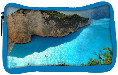 

Snoogg Eco Friendly Canvas Ocean On The Mountain Side Designer Student Pen Pencil Case Coin Purse Pouch Cosmetic Makeup Bag (BLUE) Pouch(Multicolor)