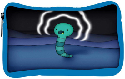 

Snoogg Eco Friendly Canvas Worm Wave Energy 2566 Student Pen Pencil Case Coin Purse Pouch Cosmetic Makeup Bag (BLUE) Pouch(Multicolor)