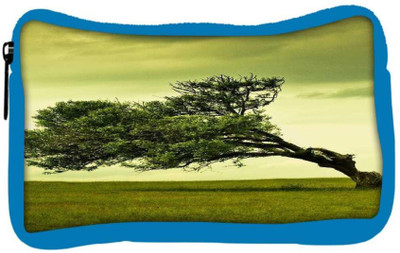 

Snoogg Eco Friendly Canvas Green Tree Designer Student Pen Pencil Case Coin Purse Pouch Cosmetic Makeup Bag (BLUE) Pouch(Multicolor)