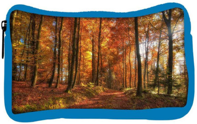 

Snoogg Eco Friendly Canvas Day Time In Forest Designer Student Pen Pencil Case Coin Purse Pouch Cosmetic Makeup Bag (BLUE) Pouch(Multicolor)