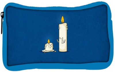 

Snoogg Eco Friendly Canvas Dying Candle Designer Student Pen Pencil Case Coin Purse Pouch Cosmetic Makeup Bag (BLUE) Pouch(Multicolor)