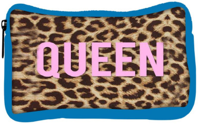 

Snoogg Eco Friendly Canvas Queen Leopard Print Student Pen Pencil Case Coin Purse Pouch Cosmetic Makeup Bag (BLUE) Pouch(Multicolor)