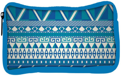 

Snoogg Eco Friendly Canvas Aztec Pattern Triangular Student Pen Pencil Case Coin Purse Pouch Cosmetic Makeup Bag (BLUE) Pouch(Multicolor)