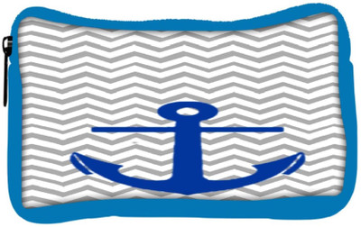 

Snoogg Eco Friendly Canvas Anchor Wave Student Pen Pencil Case Coin Purse Pouch Cosmetic Makeup Bag (BLUE) Pouch(Multicolor)