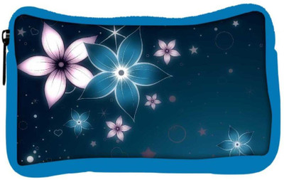 

Snoogg Eco Friendly Canvas Heart And Stars Designer Student Pen Pencil Case Coin Purse Pouch Cosmetic Makeup Bag (BLUE) Pouch(Multicolor)