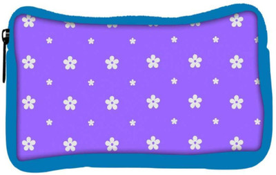 

Snoogg Eco Friendly Canvas White Flower In Purple Designer Student Pen Pencil Case Coin Purse Pouch Cosmetic Makeup Bag (BLUE) Pouch(Multicolor)