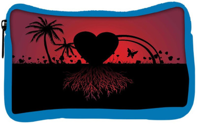 

Snoogg Eco Friendly Canvas Beach Scene And Love With Its Roots Student Pen Pencil Case Coin Purse Pouch Cosmetic Makeup Bag (BLUE) Pouch(Multicolor)