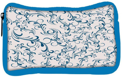 

Snoogg Eco Friendly Canvas Seamless Floral Pattern Abstract Background Student Pen Pencil Case Coin Purse Pouch Cosmetic Makeup Bag (BLUE) Pouch(Multicolor)