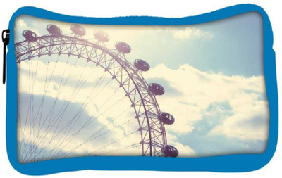 

Snoogg Eco Friendly Canvas Vintage Amusement Park Designer Student Pen Pencil Case Coin Purse Pouch Cosmetic Makeup Bag (BLUE) Pouch(Multicolor)