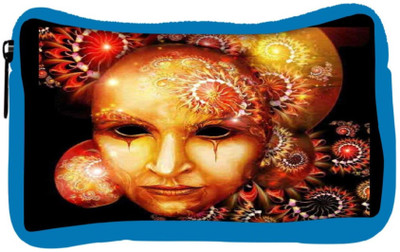 

Snoogg Eco Friendly Canvas Fractal Mask 2777 Student Pen Pencil Case Coin Purse Pouch Cosmetic Makeup Bag (BLUE) Pouch(Multicolor)