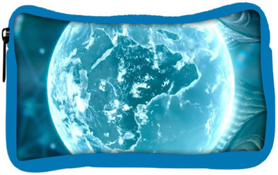 

Snoogg Eco Friendly Canvas Neon Earth Student Pen Pencil Case Coin Purse Pouch Cosmetic Makeup Bag (BLUE) Pouch(Multicolor)