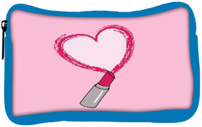 

Snoogg Eco Friendly Canvas Lipstick Love Student Pen Pencil Case Coin Purse Pouch Cosmetic Makeup Bag (BLUE) Pouch(Multicolor)