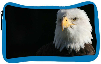 

Snoogg Eco Friendly Canvas Bald Eagle Designer Student Pen Pencil Case Coin Purse Pouch Cosmetic Makeup Bag (BLUE) Pouch(Multicolor)