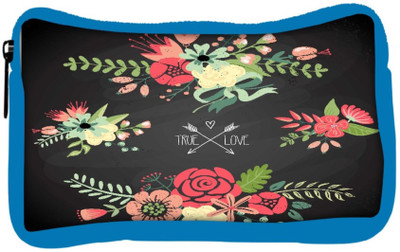 

Snoogg Eco Friendly Canvas Cute Floral Bouquets Student Pen Pencil Case Coin Purse Pouch Cosmetic Makeup Bag (BLUE) Pouch(Multicolor)