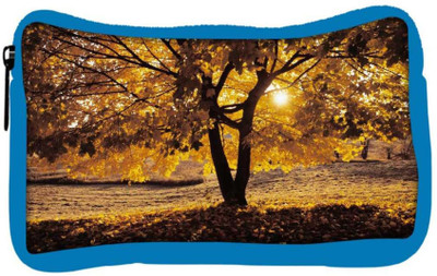 

Snoogg Eco Friendly Canvas Summer Forest Designer Student Pen Pencil Case Coin Purse Pouch Cosmetic Makeup Bag (BLUE) Pouch(Multicolor)